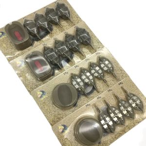 Pêche à la carpe Combo Inline Méthode Feeder 4 Mangeoires 15/20/25/35g 30/40/50/60g Moule Ensemble Pêche Appâts Lanceur Plomb - Product Image 1