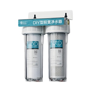 Prefiltro de Agua de 2 Etapas, Reforzado, a Prueba de Explosiones, con Drenaje, Multietapas, para Toda la Casa, de Alto Flujo, para Filtración de Agua del Grifo - Product Image 2