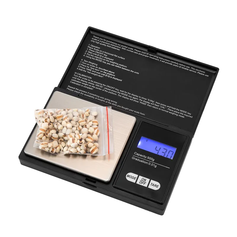 100g 200g 500g 1kg 0.1g 0.01g Balanzas De Cocina Balance Numérique De Gramme Alimentaire Mini Balances De Poids En Or Balanza Balance Numérique