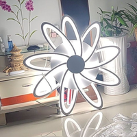 Plafonnier LED moderne JACKSUN pour la maison, lumière acrylique tricolore, lampe de plafond à intensité variable avec télécommande pour le salon, éclairage principal