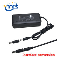 Adaptateur secteur universel YTYS YS-1224 120W 12-24V AC-DC 5A Garantie de 2 ans Multi-prises EU/US/UK/AU Câble DC 1M Chargeur USB-C/USB-A