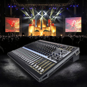 Mezclador de <span class=keywords><strong>DJ</strong></span> Simulado de 16 Canales y 2 Grupos con MP3, Bluetooth, USB e Indicador LED, Consola de Mezcla de Audio - Product Image 2