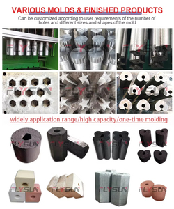เครื่องผลิตถ่านอัดแท่ง สายการผลิตอุปกรณ์ขึ้นรูปถ่านเชิงกลสำหรับฟางข้าวและแกลบ - Product Image 5