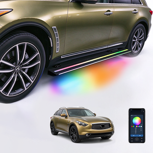 Marchepieds électriques rétractables WEIJIA, marchepieds latéraux électriques en alliage d'aluminium de haute qualité compatibles avec Infiniti QX70 2013+ - Product Image 1