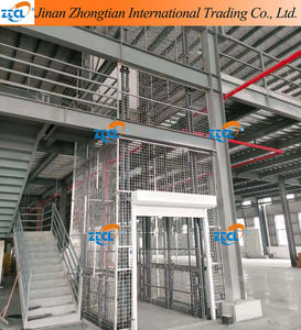 Pengangkat kargo elektrik 2025 dengan rol elektrik pintu rana Platform kerja udara gudang barang Platform pengangkat - Product Image 5