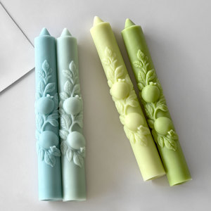 Wholesale New <strong>Pomegranate</strong> Patterned Cylindrical <strong>Candle</strong> Wedding Party Holiday Supplies Centerpiece Decorative Scented <strong>Candle</strong> - Product Image 4