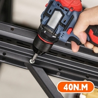 Perceuse à percussion portative pour usage domestique, outils électriques au lithium-ion, marteau électrique multifonction, tournevis électrique sans fil 16,8 V