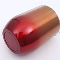 Vaso Térmico de Acero Inoxidable de Doble Pared de 12oz con Tapa de Plástico, para Fiestas, Ecológico, Portátil, Superventas 2026