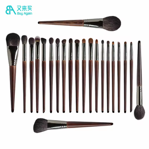 Liquidation luxe professionnel maquilleur <span class=keywords><strong>maquillage</strong></span> <span class=keywords><strong>pinceau</strong></span> outils cruauté gratuit unique brun naturel animal chèvre cheveux <span class=keywords><strong>pinceau</strong></span> <span class=keywords><strong>de</strong></span> <span class=keywords><strong>maquillage</strong></span> - Product Image 1