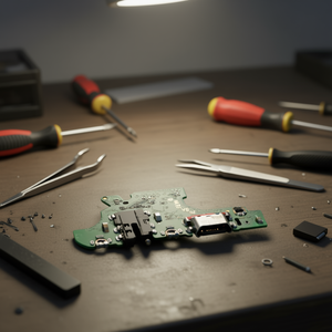 Placa de puerto de carga para Huawei P30 Lite con micrófono y conector de audio, pieza de repuesto - Product Image 3