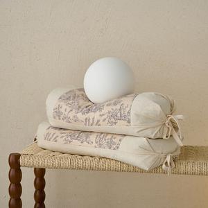 Classe a coton lin protection du cou <span class=keywords><strong>oreiller</strong></span> respirant lin <span class=keywords><strong>sarrasin</strong></span> coquille <span class=keywords><strong>oreiller</strong></span> noyau ajustement à la maison détachable et lavable - Product Image 4