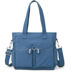 Bolsa de Compras de Lona Impermeable, Portátil, de Nuevo Estilo, Moderna, para Mujer, con Bolsillo, Bolsa de Algodón con Bolsas - Product Image 1