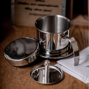 Filtro per Caffè Vietnamita Baming in Acciaio Inox 304, Caffettiera a Goccia Manuale con Logo Personalizzato - Product Image 4