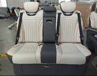 Siège de voiture en cuir de luxe haut de gamme pour véhicule VIP avec accoudoir et console centrale