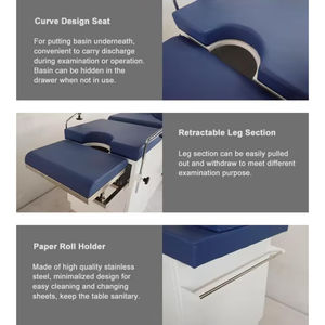 मातृ स्त्री रोग परीक्षा चेयर मैनुअल कारखाना प्रत्यक्ष स्त्री रोग विशेषज्ञ - Product Image 5