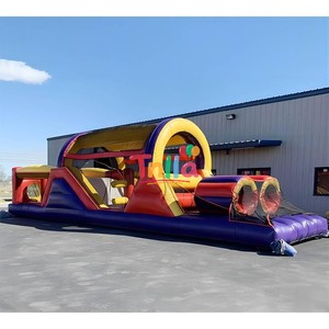 Fun Party Rentals Course <span class=keywords><strong>de</strong></span> course à pied 5k Équipement <span class=keywords><strong>de</strong></span> course à obstacles en plein air <span class=keywords><strong>Parcours</strong></span> d'obstacles gonflable pour enfants et adultes - Product Image 2
