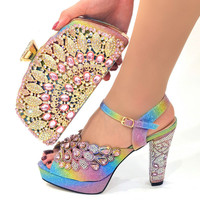 Matching Italian Shoes and Bag Set