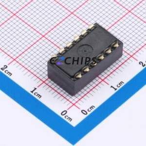 DG-06PD DIP Switch SMD,P=2.54mm Switch Piano Key Single Pole Single Throw 6 2.54mm - Product Image 2