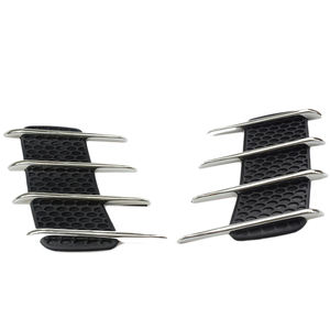 Auto Flow Vent Fender Intake Car Shark Gills Outlet Stickers <span class=keywords><strong>Simulation</strong></span> Vent Faux Air Outlet Side Hood Bonnet Decorative - Product Image 4