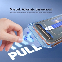 Protection d'écran en verre trempé anti-poussière HD anti-espion anti-rayures pour iPhone 17 16 15 14