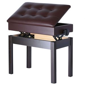 Taburete de Piano de almacenamiento de elevación de madera maciza de alta calidad, venta al por mayor de fábrica, accesorio para instrumentos musicales, 2017 - Product Image 4