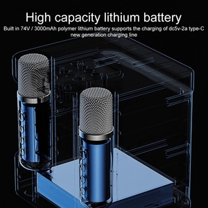 Altoparlanti da esterno all'ingrosso muslimboombooxes 10W 5.0 altoparlante karaoke portatile con microfono wireless - Product Image 5
