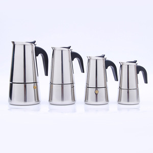 <span class=keywords><strong>Cafetière</strong></span> Moka en acier inoxydable pour cuisinière, compatible <span class=keywords><strong>induction</strong></span>, pour expresso, 2/4/6/9/<span class=keywords><strong>12</strong></span> <span class=keywords><strong>tasses</strong></span> disponibles - Product Image 2