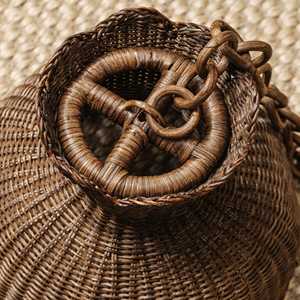 Vietnam Handmade Rattan Pendant <b>Light</b> Shade Natural Woven Hanging Lamp Cover Boho Ceiling Lighting Supplier - Product Image 2