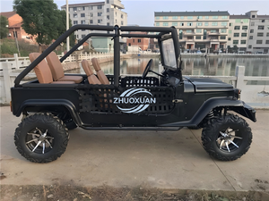 Mini Jeep Eléctrico Todoterreno de Forma Clásica, Apariencia Personalizada, Buggy de Transporte Especial Versátil - Product Image 3