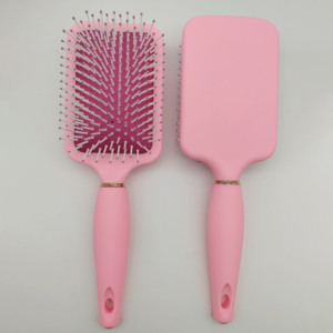 Cepillo de Pelo Cuadrado de <span class=keywords><strong>Gran</strong></span> Tamaño de Marca Privada, Cepillo de Aire con Cojín para Uso Doméstico y en Salón, Peine Desenredante Natural para Peinar - Product Image 1