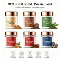 SYC OEM Shilajit de l'Himalaya et Acide Fulvique avec plus de 85 Oligo-éléments pour le Soutien de l'Énergie et de la Vitalité, Supplément Naturel pour Adultes, Bouteille de 50g