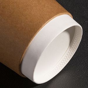 Vasos de Papel Desechables para Café, Té con Leche, con Tapa y Doble Pared Ondulada, con Logotipo Impreso Personalizado, 7oz, 8oz, 9oz, 10oz, 12oz, 13oz, 14oz - Product Image 3