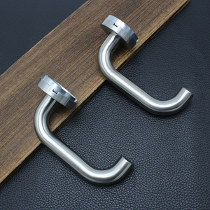 Manija de Palanca en Forma de <span class=keywords><strong>U</strong></span> para Puerta de Acceso a Edificios de Centros Comerciales, de Acero Inoxidable Satinado 304 Antioxidante - Product Image 4