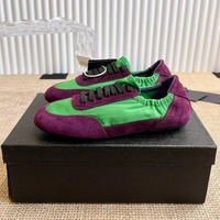 Sneakers GAT pour femmes de style rétro, en daim et nylon, semelle plate respirante, chaussures décontractées pour l'entraînement