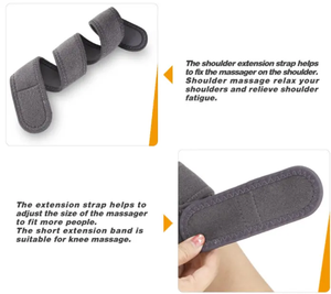 Wholesale Electric Knee Massager <b>Vibrating</b> Heated Eco-friendly CE ROHS Certified High Quality 3000mAh Battery OEM ODM AS ALL STA - Product Image 3