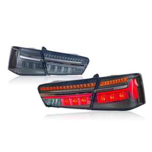 Nouveau feu arrière LED 12V MINGLIDA pour Audi A6 2012-2015 avec clignotant séquentiel intégré, kit de modernisation - Product Image 2