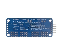 Controlador de Servomotor PWM de 16 Canales, Placa de Controlador de Robot, Módulo de Controlador de Interfaz IIC PCA9685