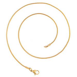 Collar de Acero Inoxidable para Mujer y Hombre, Cadena de Serpiente, Decoración de Cuello, Joyería Moderna, Collar de Acero Inoxidable, Regalo - Product Image 4