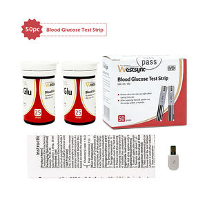 Appareil portable 3-en-1 pour la mesure du <span class=keywords><strong>glucose</strong></span> sanguin, 50 bandelettes de <span class=keywords><strong>test</strong></span> de <span class=keywords><strong>glucose</strong></span> - Seules les bandelettes de <span class=keywords><strong>glucose</strong></span> fournies, pas d'analyseur d'acide urique ni de cholestérol - Product Image 6
