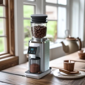 เครื่องบดกาแฟ 32 มม. สแตนเลสสตีล ถังบรรจุ 12 ออนซ์ ควบคุมด้วยระบบสัมผัส ตั้งเวลาได้ สำหรับมืออาชีพ - Product Image 3