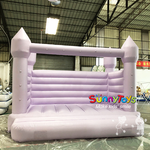 Château gonflable blanc pour enfants Maison de rebond <span class=keywords><strong>Trampoline</strong></span> pour enfants - Product Image 2