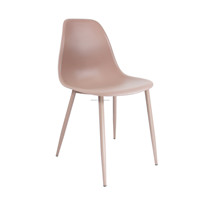 Meubles de maison Salle à manger sans accoudoirs Chaise d'appoint en plastique