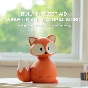 New Design Custom Home <b>Essential</b> <b>Oil</b> <b>Diffuser</b> With Beautiful Music and Warm Light Cute Fox Aromatherapy <b>Diffuser</b> <b>for</b> Gift - Product Image 4