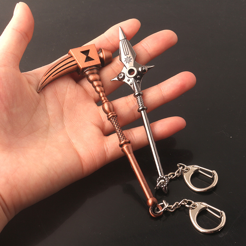 日本アニメ七つの大罪アーティファクト武器モデルキーホルダー