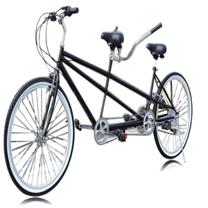 Vélo tandem noir à <span class=keywords><strong>2</strong></span> <span class=keywords><strong>places</strong></span>, 26 pouces, pour la location, idéal pour les voyages en famille et les excursions touristiques - Product Image 1