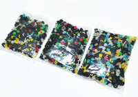 Clips de fixation rapides mixtes durables pour automobile, rivets et attaches en POM/plastique/nylon, nouvelles attaches de pare-chocs pour rénovation/amélioration, 500 pièces/sac