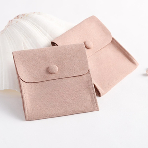 Bolsa de Regalo para Joyería de Microfibra con Logotipo Personalizado, para Aretes, Anillos y Collares, Sobre para Joyas - Product Image 1