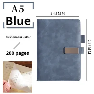 Factory Wholesale <b>A5</b> Sheepskin Business Notebook <b>Notepad</b> Office Meeting/work Log Diary - Product Image 6