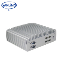 Mini PC Industrial de Bajo Costo J1900, Mini Computadora sin Ventilador con DDR3