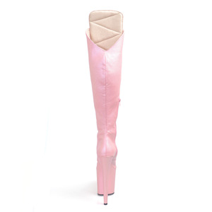 Bottes hautes roses de 20 cm pour femme, taille plus, style gothique, pour danseuse de pole, travesti, stripteaseuse, chaussures de soirée, chaussures de scène, chaussures de marche, Fetis - Product Image 4